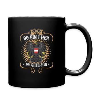 L'Autriche - Mug uni - noir - Droite