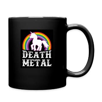 licorne death metal - Mug uni - noir - Droite