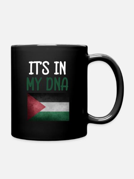Palestine Drapeau de l’ADN - Mug uni - noir
