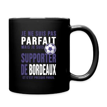 supporter foot Bordeaux humour club football - Mug uni - noir - Droite