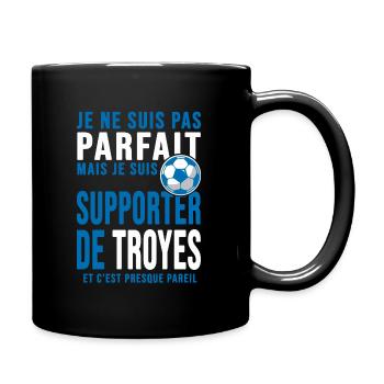 supporter football Troyes Humour foot Club Troyes - Mug uni - noir - Droite