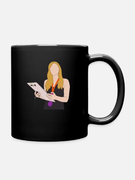 Trainerin - Tasse einfarbig - Schwarz