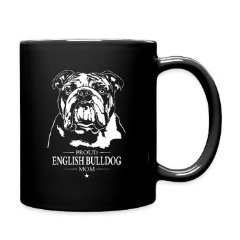 Bouledogue anglais Chiens Wilsigns - Mug uni - noir - Droite