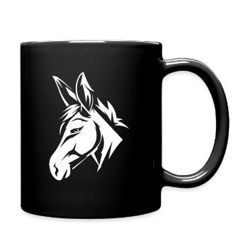 Donkey - Full Colour Mug - black - Right