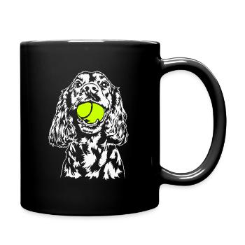 Cocker Spaniel Chien Chien Wilsigns - Mug uni - noir - Droite