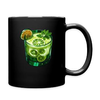 Cocktail de concombre - Mug uni - noir - Droite