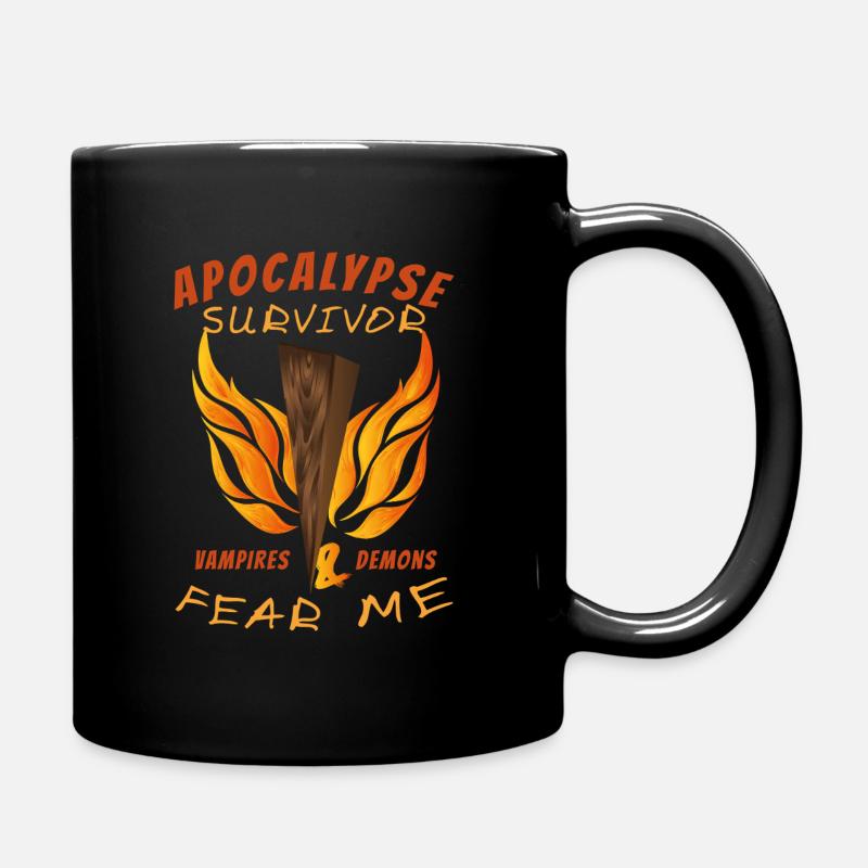 Apocalypse Survivor - Mug uni - noir