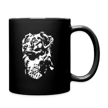 Nova Scotia Duck Tolling Retriever Portrait Dogs - Full Colour Mug - black - Right