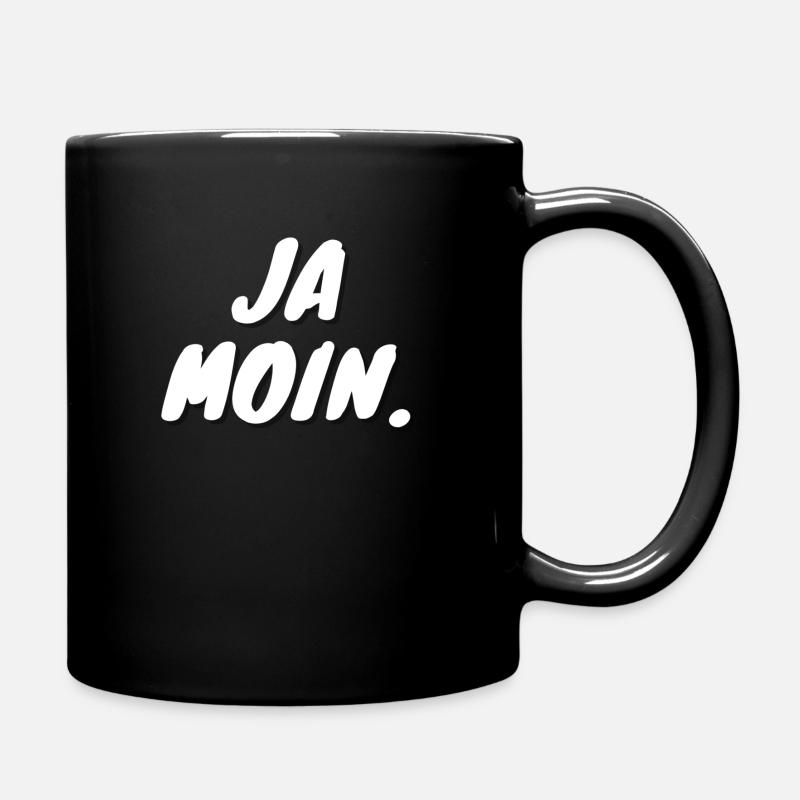 Moin Möin ja Moin - Full Colour Mug - black