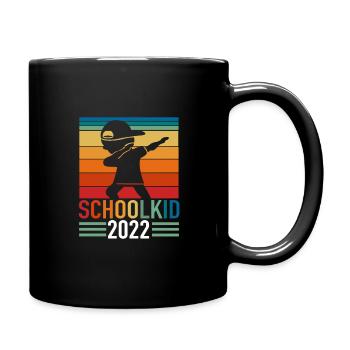 Back to school Boys Schoolchild 2022 Dabbing - Full Colour Mug - black - Right