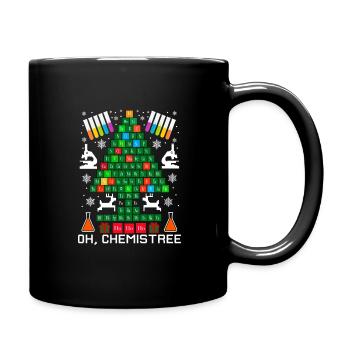 Oh Chemistree Science Arbre de Noël Chimie - Mug uni - noir - Droite