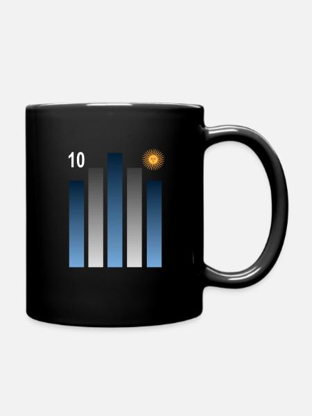 Fútbol Argentina Argentina Copa del Mundo - Taza monocolor - negro
