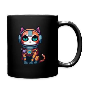 Cyberpunk Astrocat - Mug uni - noir - Droite