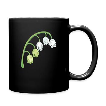 Lily of the valley 2 - Full Colour Mug - black - Right