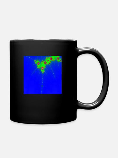 0005Blue papilo - Tasse einfarbig - Schwarz