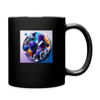 crazy shapes 2,0 - Tasse einfarbig - Schwarz - Rechts