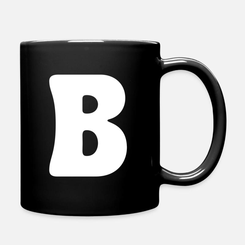 B - Tasse einfarbig - Schwarz