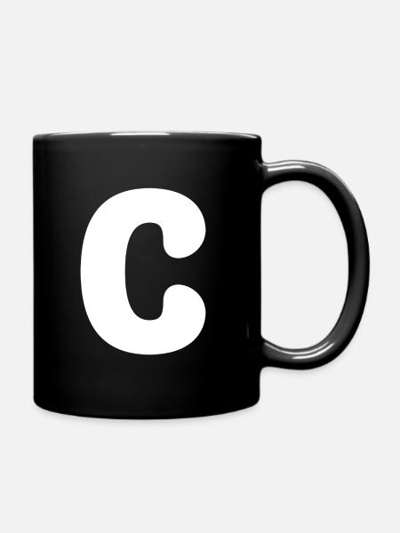 C - Tasse einfarbig - Schwarz