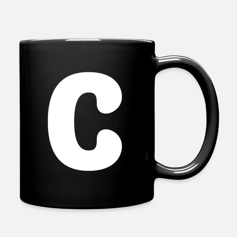 C - Tasse einfarbig - Schwarz