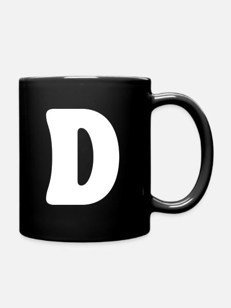 D - Tasse einfarbig - Schwarz