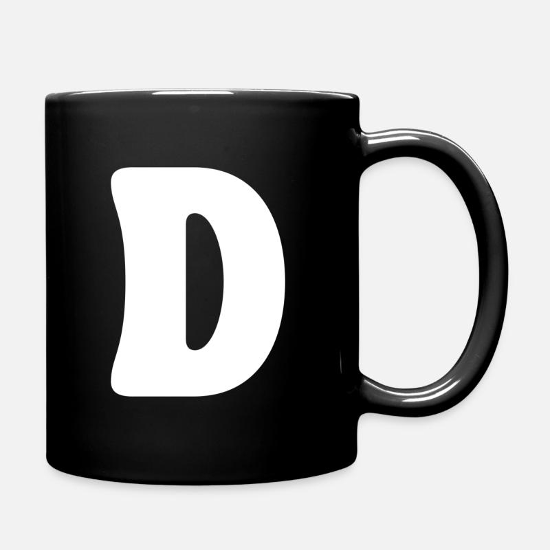 D - Tasse einfarbig - Schwarz