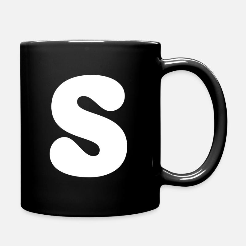 S - Tasse einfarbig - Schwarz