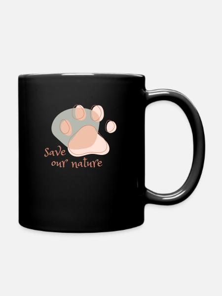 Sauvez notre nature - Mug uni - noir