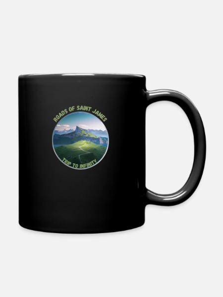 roads of saint james trip to infinity - Mug uni - noir