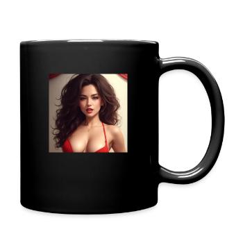 femme sexy - Mug uni - noir - Droite
