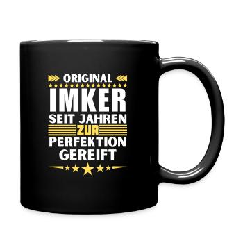 Beekeepers matured to perfection - Full Colour Mug - black - Right