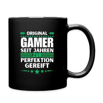Gamers Matured to Perfection - Full Colour Mug - black - Right