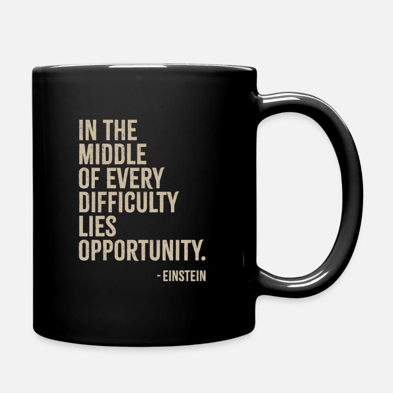 Opportunity - Tasse einfarbig - Schwarz