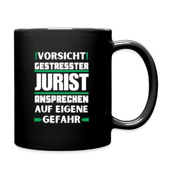 Ne parlez pas à un avocat stressé ! - Mug uni - noir - Droite