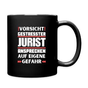 Ne parlez pas à un avocat stressé ! - Mug uni - noir - Droite