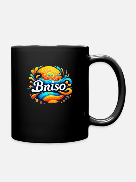 Lebendiges T-Shirt - Tasse einfarbig - Schwarz
