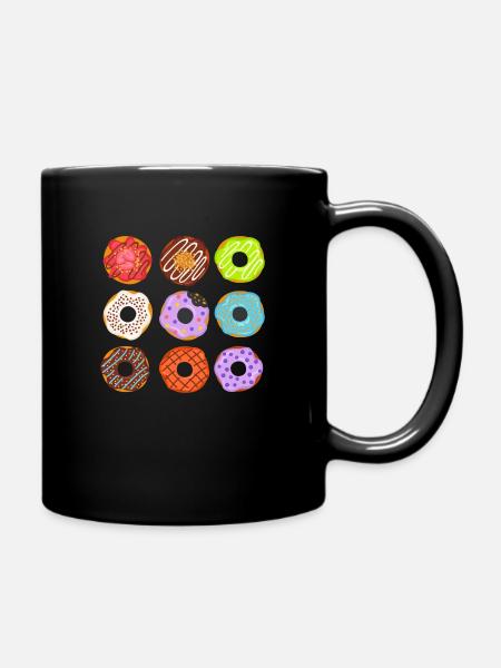 Donuts - Mug uni - noir