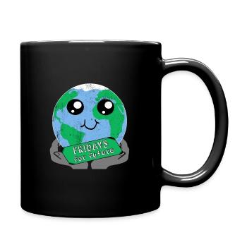 Vendredi pour le futur, cadeau de protestation contre le changement climatique du CO2 - Mug uni - noir - Droite