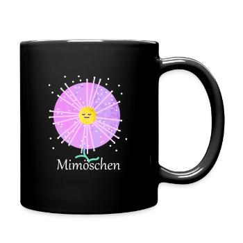 Mimöschen - Tasse einfarbig - Schwarz - Rechts