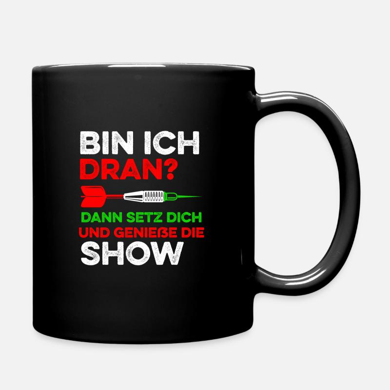 Dart Shirt Show Profi Lustiger Spruch - Tasse einfarbig - Schwarz