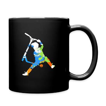 Freestyle-Roller - Tasse einfarbig - Schwarz - Rechts