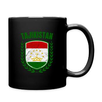 Tajikistan - Full Colour Mug - black - Right