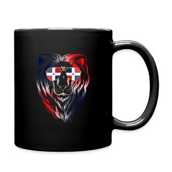 République dominicaine - Mug uni - noir - Droite