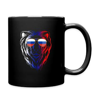 Russia - Full Colour Mug - black - Right