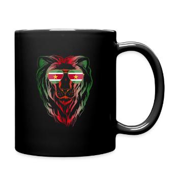 Suriname - Mug uni - noir - Droite