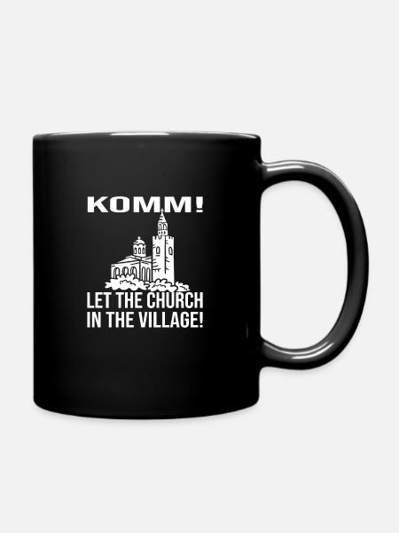 Denglisch - Tasse einfarbig - Schwarz