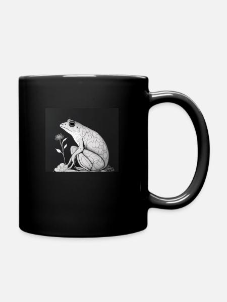 Quak - Tasse einfarbig - Schwarz