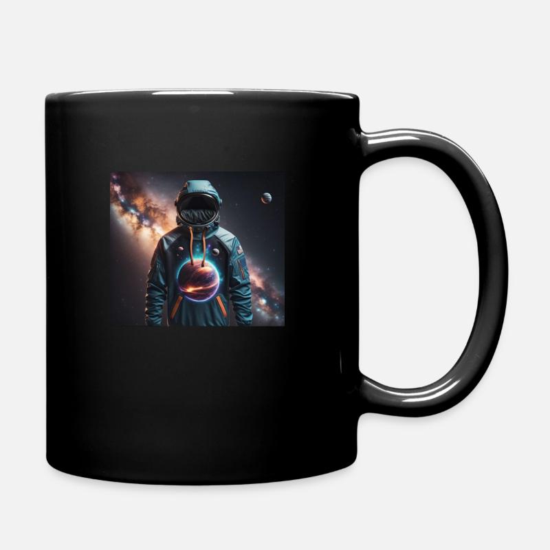 Raumanzug - Tasse einfarbig - Schwarz