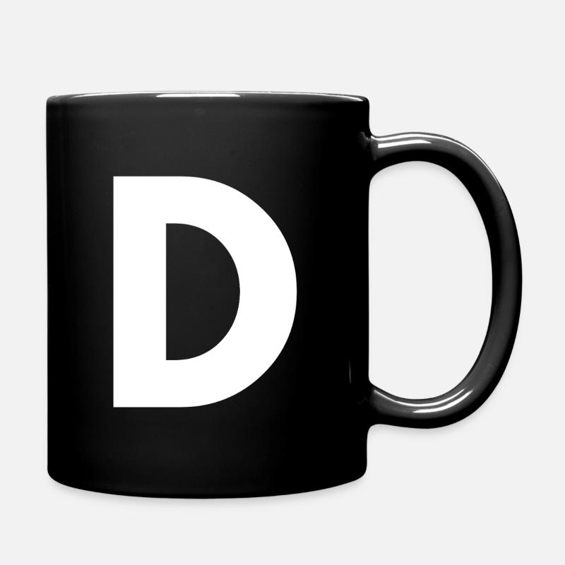 D - Full Colour Mug - black