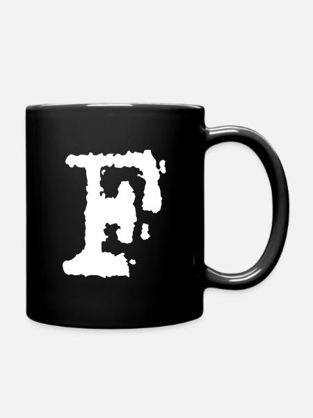 F - Tasse einfarbig - Schwarz