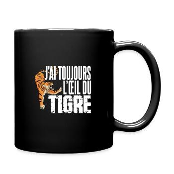 Eye of the Tiger - Full Colour Mug - black - Right